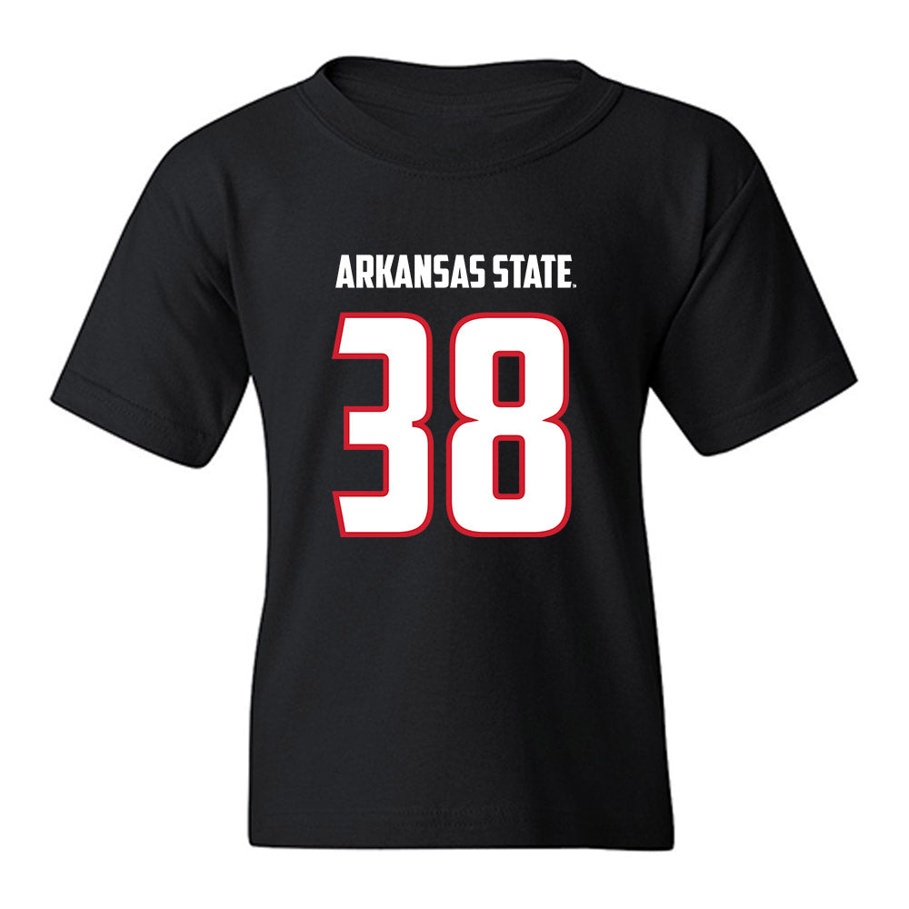 Arkansas State - NCAA Football : Noah Hamlin - Youth T-Shirt-0