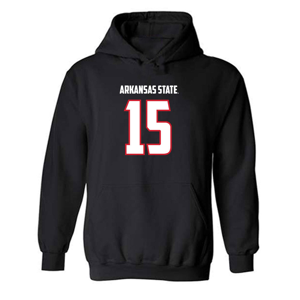 Arkansas State - NCAA Football : Andrew Jones - Hooded Sweatshirt-0