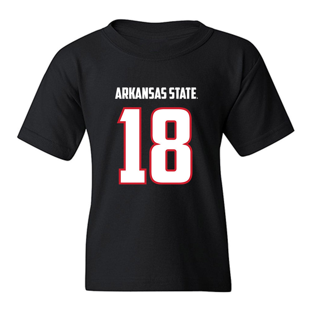 Arkansas State - NCAA Football : Malekhi Weedon - Youth T-Shirt-0