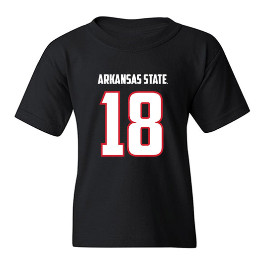 Arkansas State - NCAA Football : Malekhi Weedon - Youth T-Shirt-0