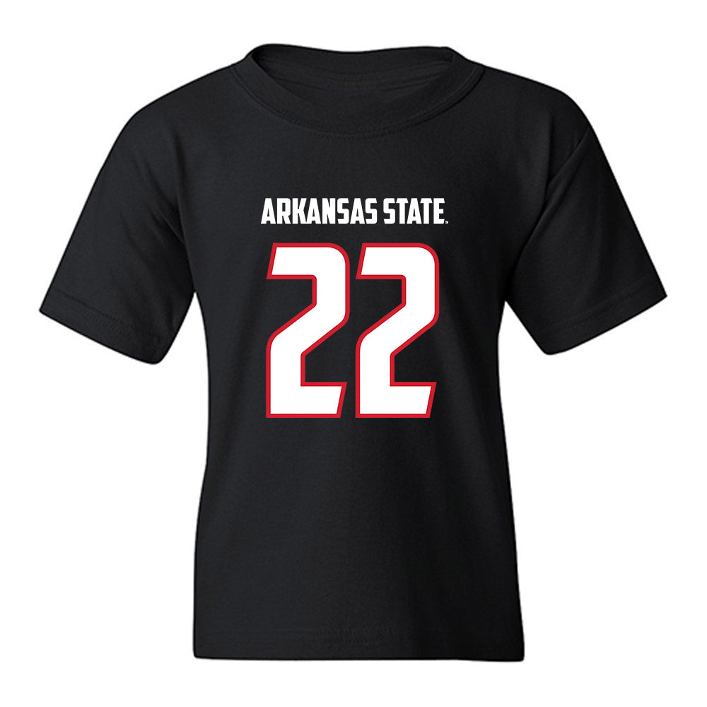 Arkansas State - NCAA Football : Nigel Nelson - Youth T-Shirt-0