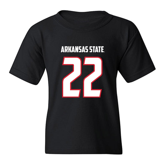 Arkansas State - NCAA Football : Nigel Nelson - Youth T-Shirt-0