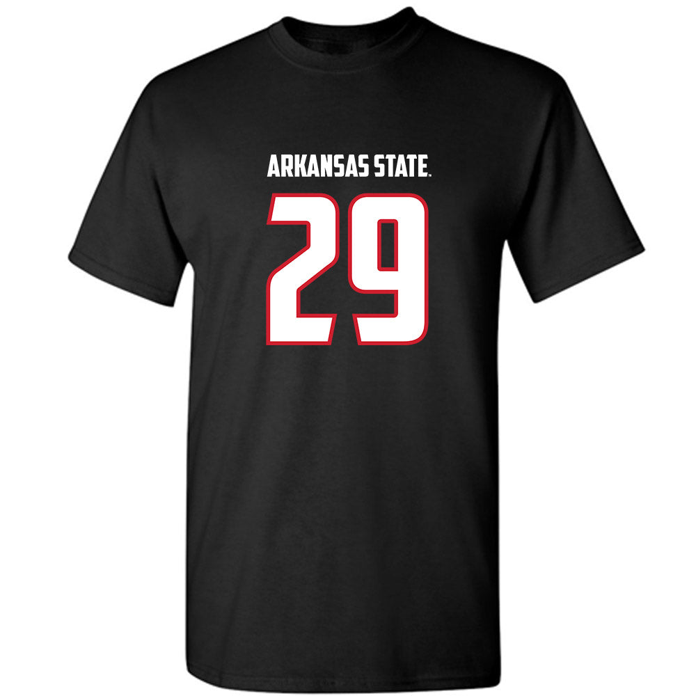 Arkansas State - NCAA Football : Luke Wisham - T-Shirt-0