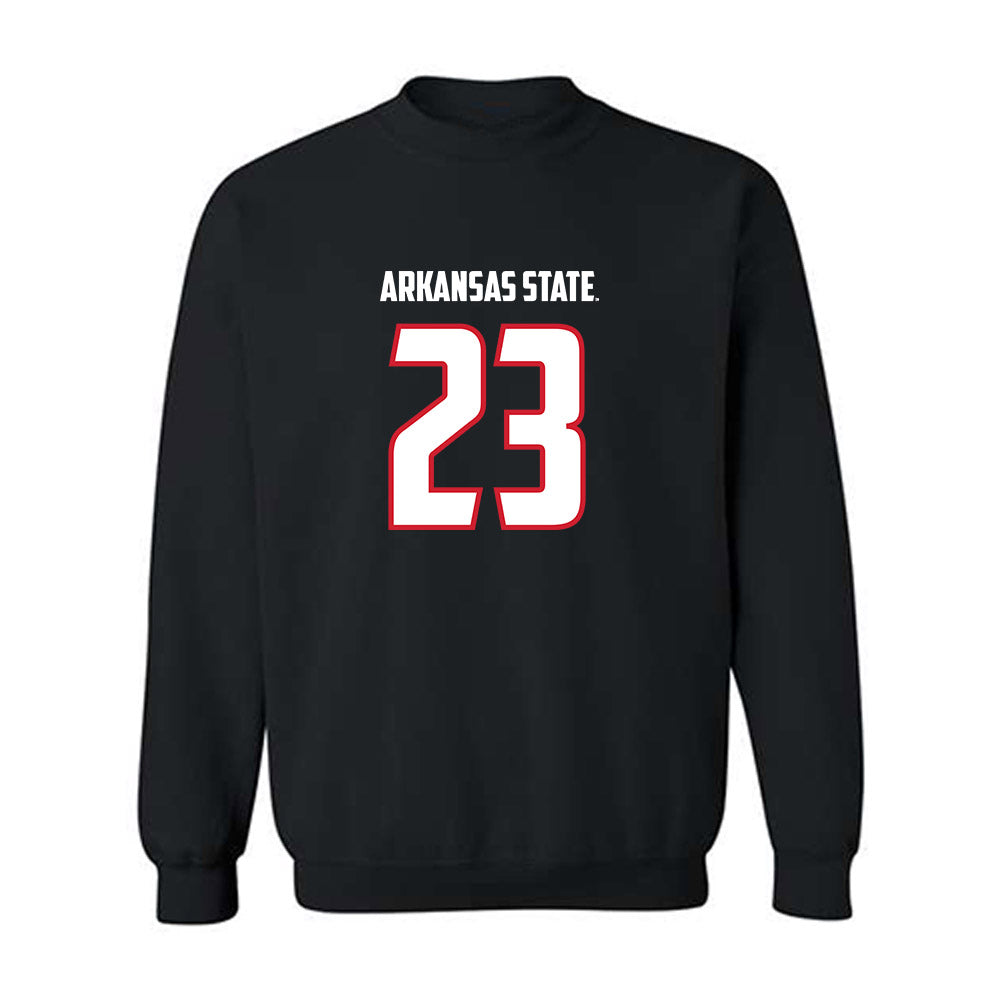 Arkansas State - NCAA Football : Solomon Baggett - Crewneck Sweatshirt-0