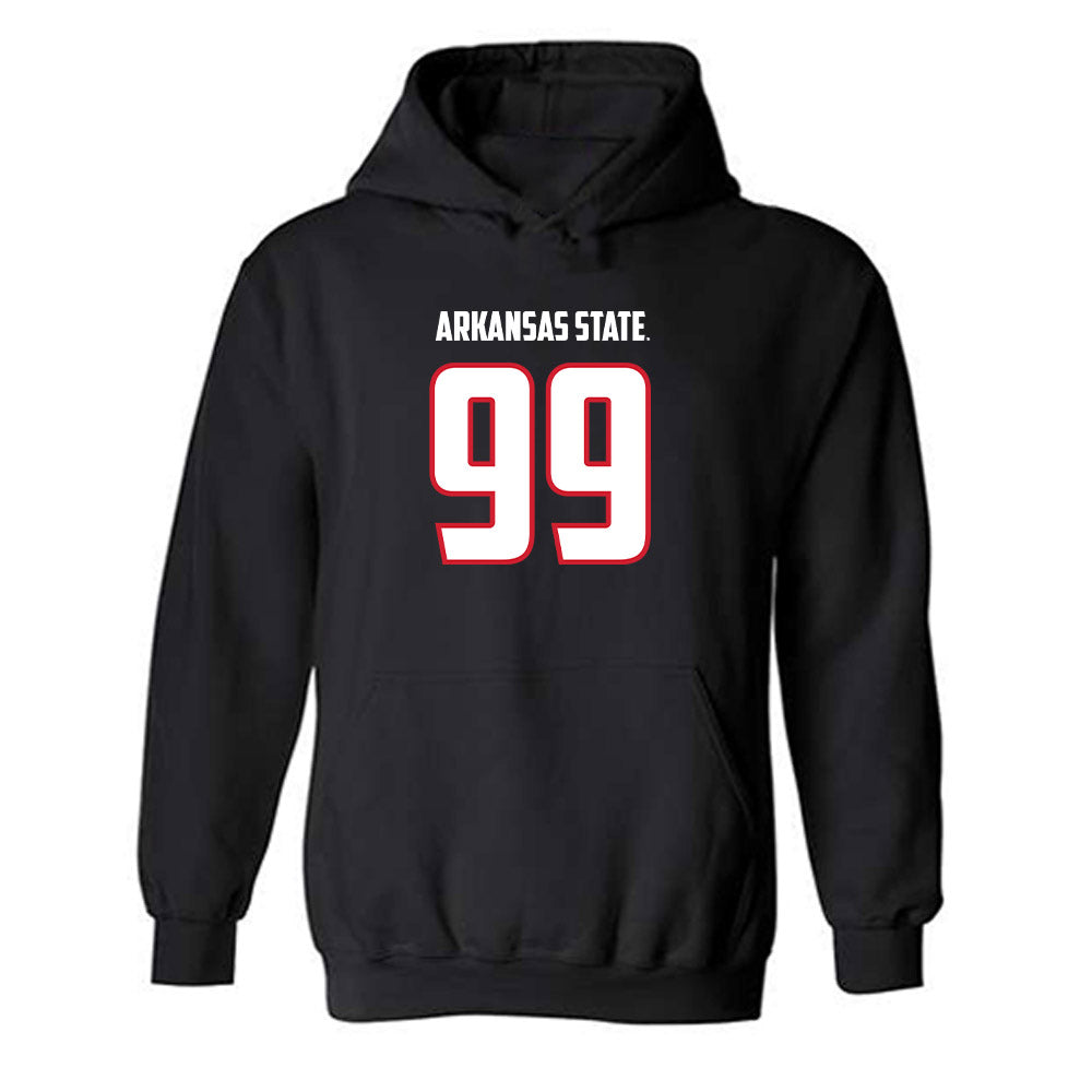 Arkansas State - NCAA Football : Tj Spann - Hooded Sweatshirt-0