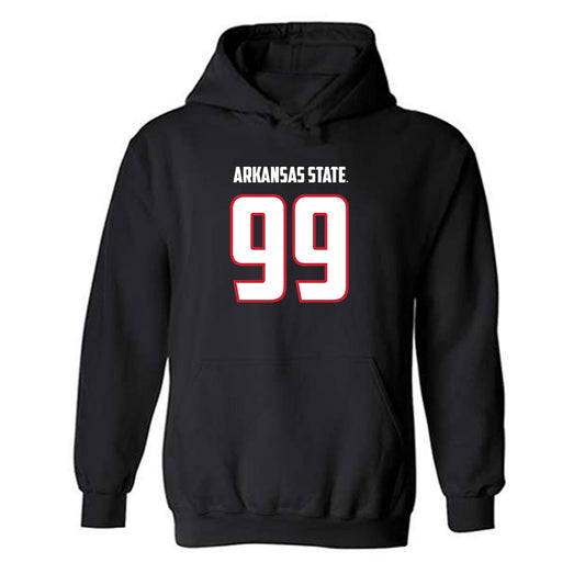 Arkansas State - NCAA Football : Tj Spann - Hooded Sweatshirt-0