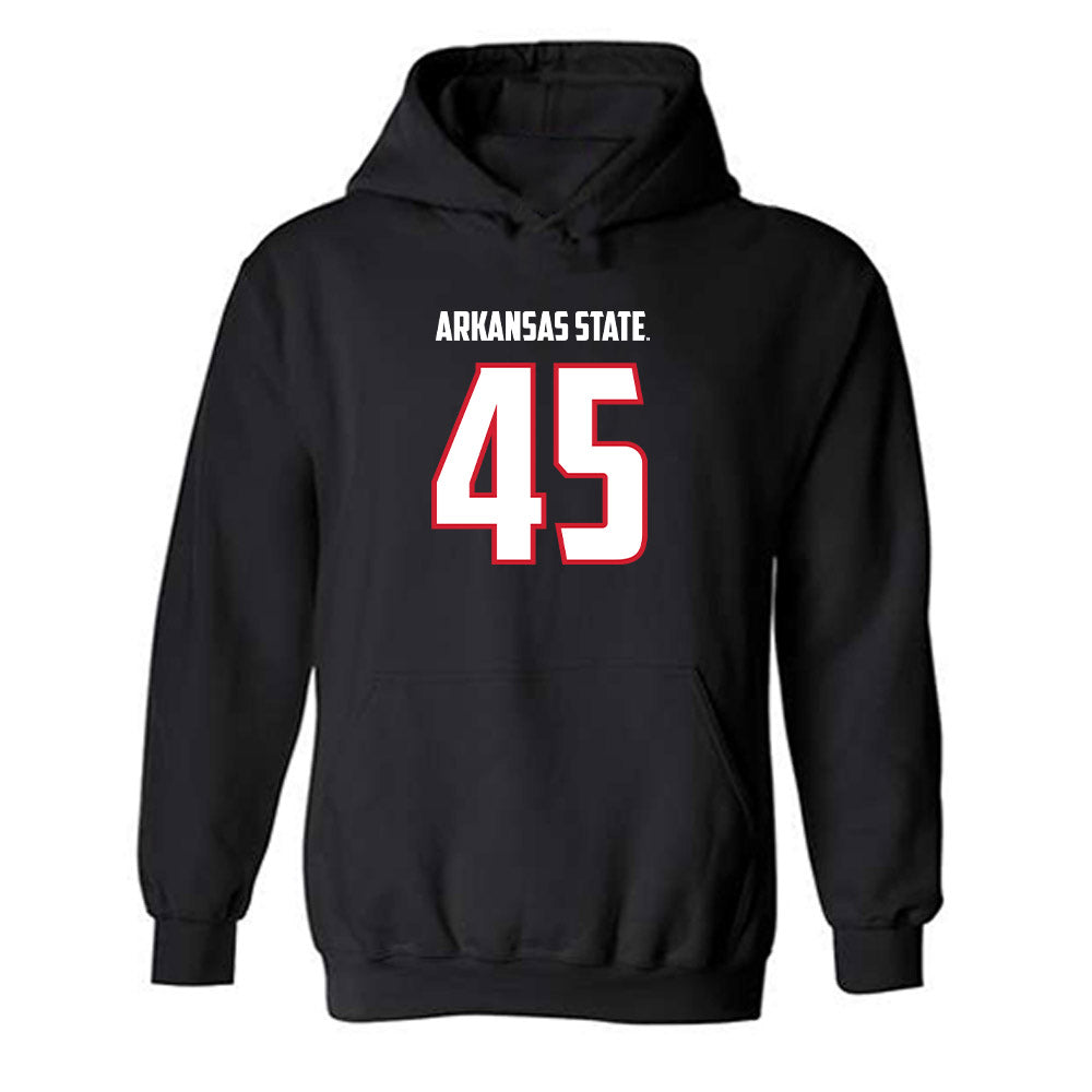 Arkansas State - NCAA Football : Nicolas Kalume - Hooded Sweatshirt-0