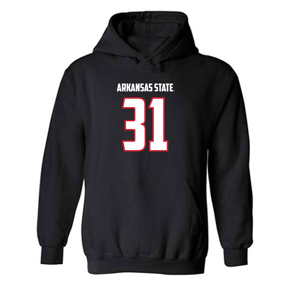 Arkansas State - NCAA Football : Xavier Ross - Hooded Sweatshirt-0
