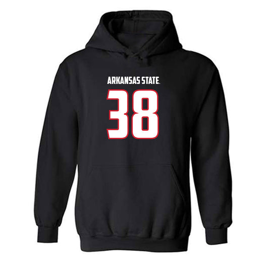 Arkansas State - NCAA Football : Noah Hamlin - Hooded Sweatshirt-0