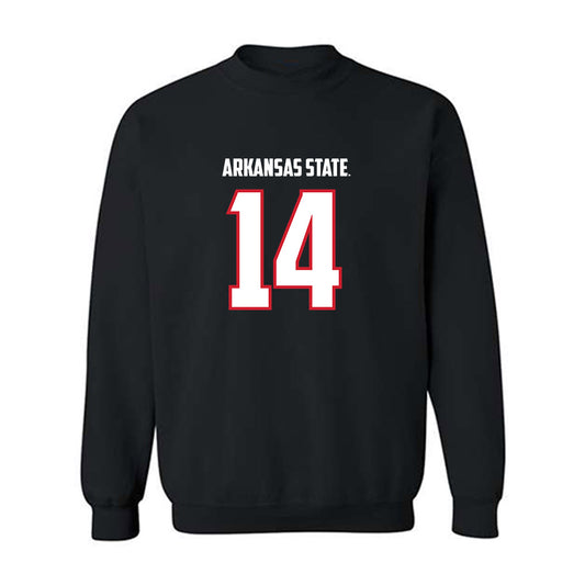Arkansas State - NCAA Football : AJ Wallace - Crewneck Sweatshirt-0