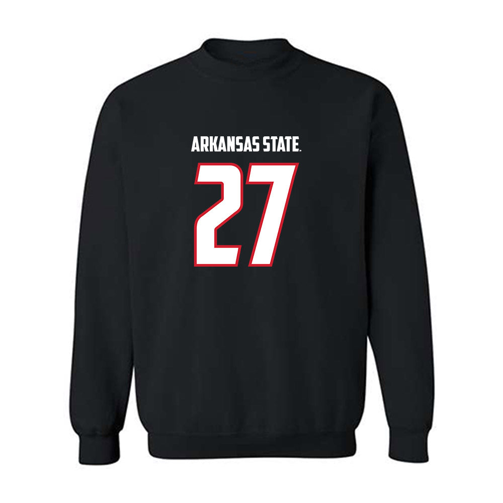 Arkansas State - NCAA Football : AJ Thomas - Crewneck Sweatshirt-0