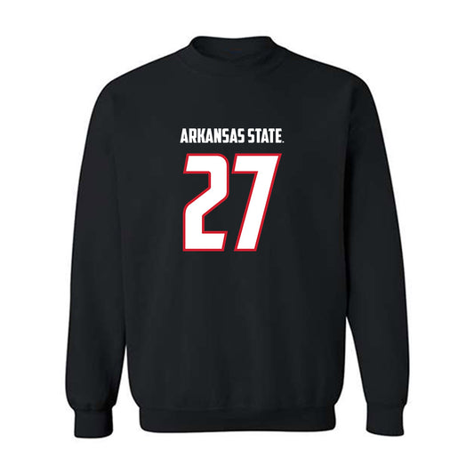 Arkansas State - NCAA Football : AJ Thomas - Crewneck Sweatshirt-0