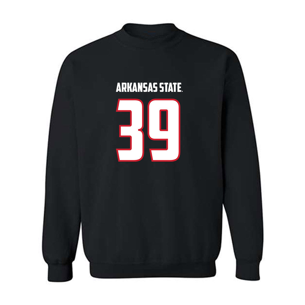 Arkansas State - NCAA Football : Ethan Bowman - Crewneck Sweatshirt-0