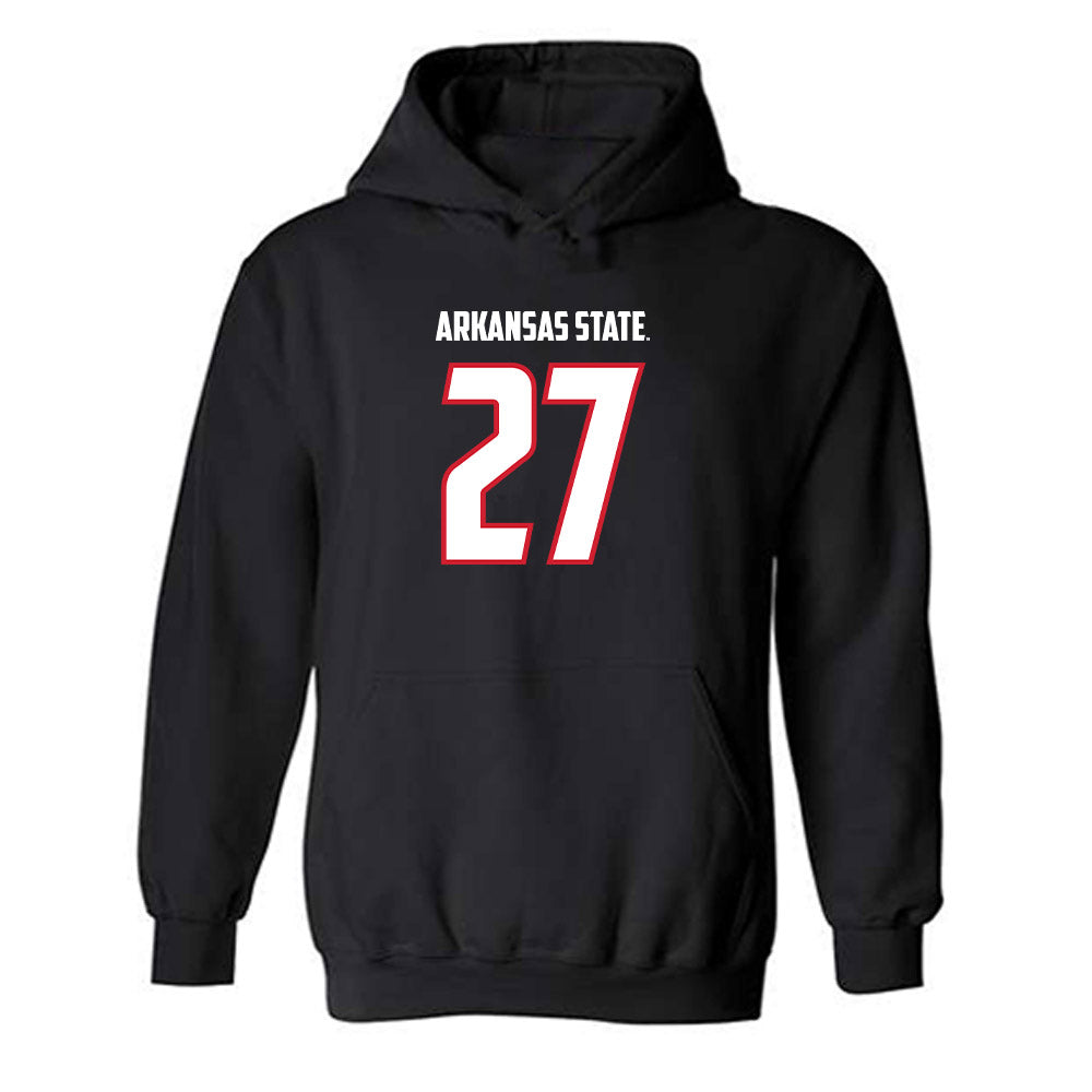Arkansas State - NCAA Football : AJ Thomas - Hooded Sweatshirt-0