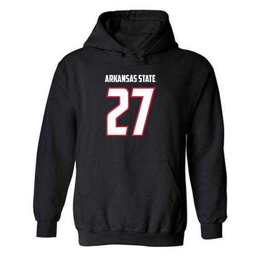 Arkansas State - NCAA Football : AJ Thomas - Hooded Sweatshirt-0