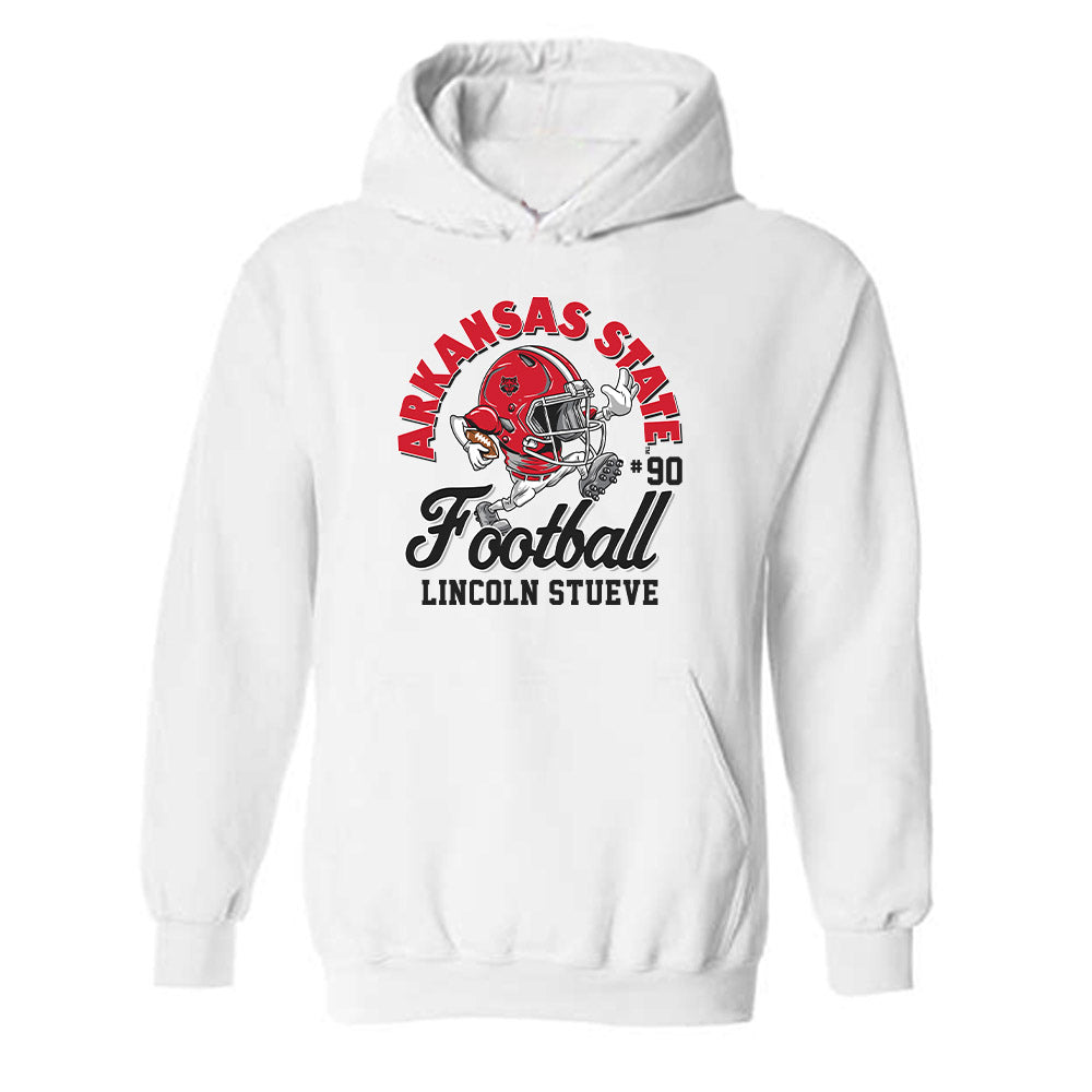 Arkansas State - NCAA Football : Lincoln Stueve - Hooded Sweatshirt-0