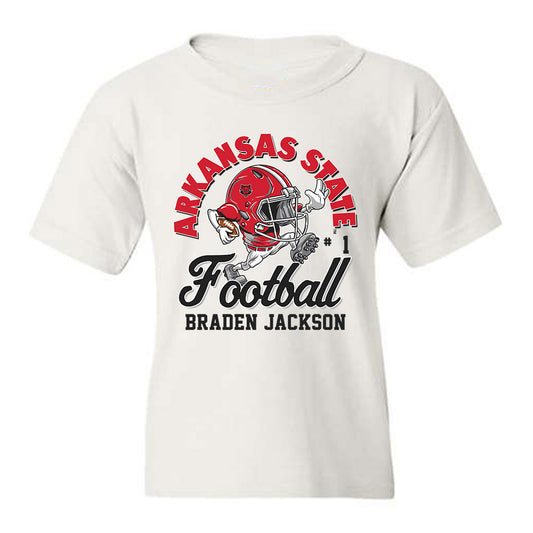 Arkansas State - NCAA Football : Braden Jackson - Youth T-Shirt-0