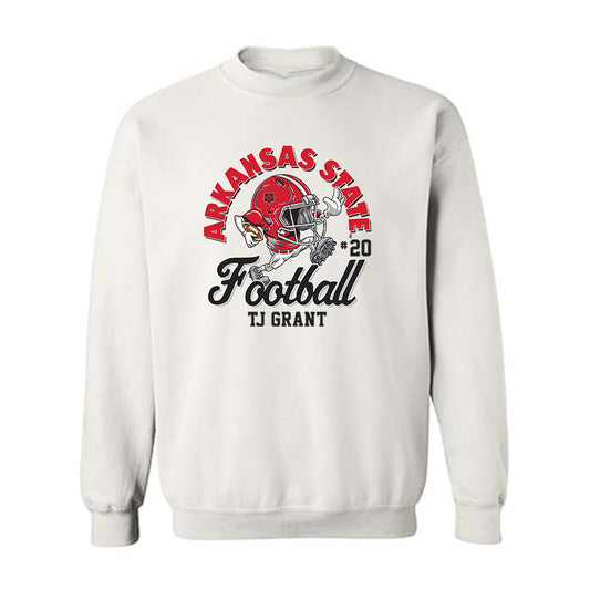 Arkansas State - NCAA Football : TJ Grant - Crewneck Sweatshirt-0