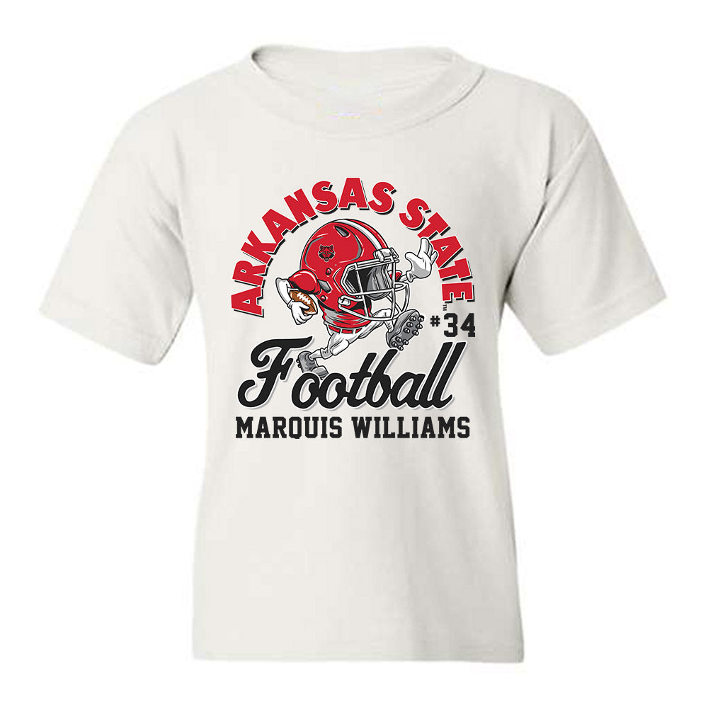 Arkansas State - NCAA Football : Marquis Williams - Youth T-Shirt-0