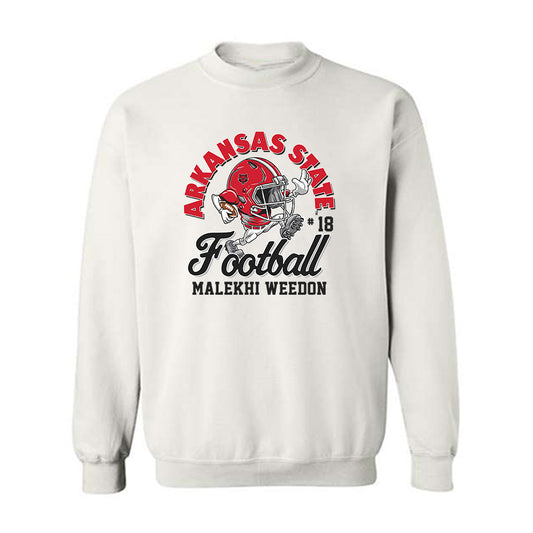 Arkansas State - NCAA Football : Malekhi Weedon - Crewneck Sweatshirt-0