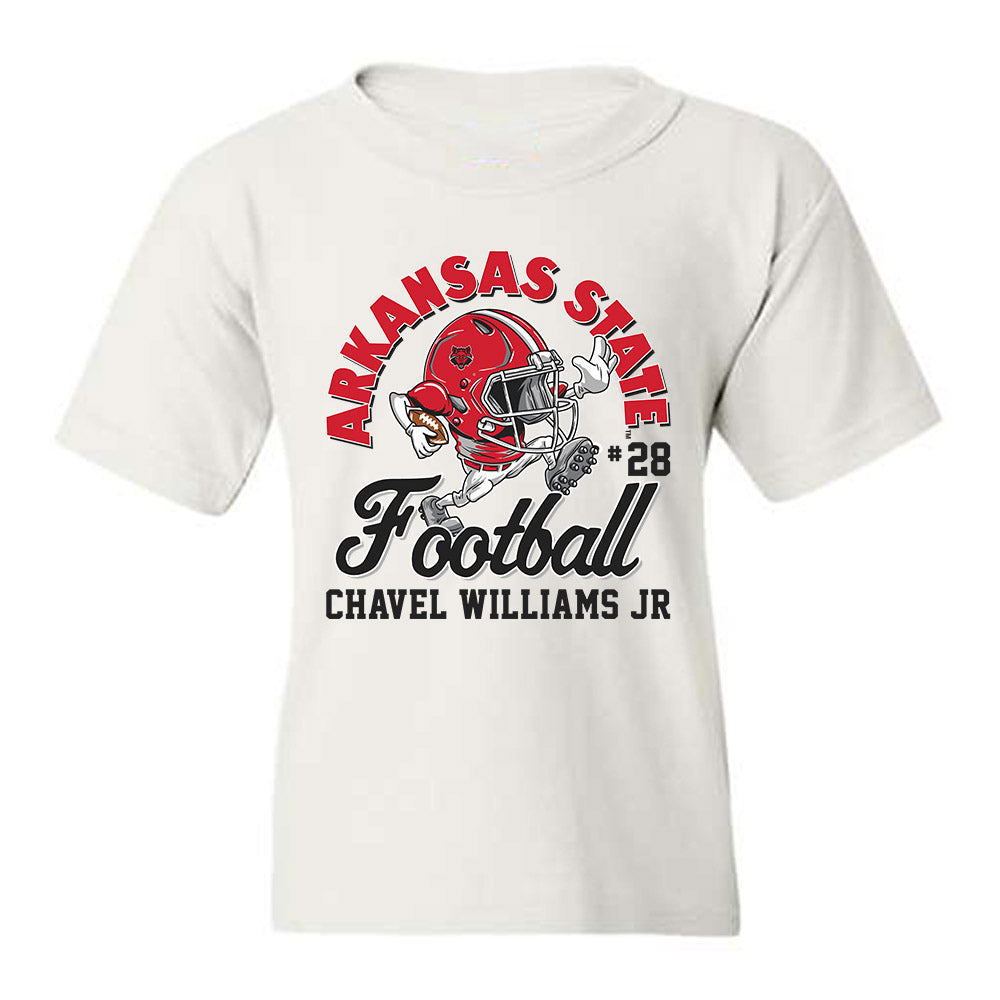 Arkansas State - NCAA Football : Chavel Williams Jr - Youth T-Shirt-0