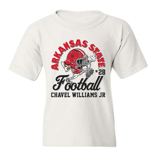 Arkansas State - NCAA Football : Chavel Williams Jr - Youth T-Shirt-0