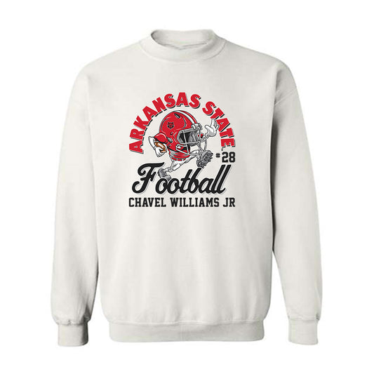 Arkansas State - NCAA Football : Chavel Williams Jr - Crewneck Sweatshirt-0