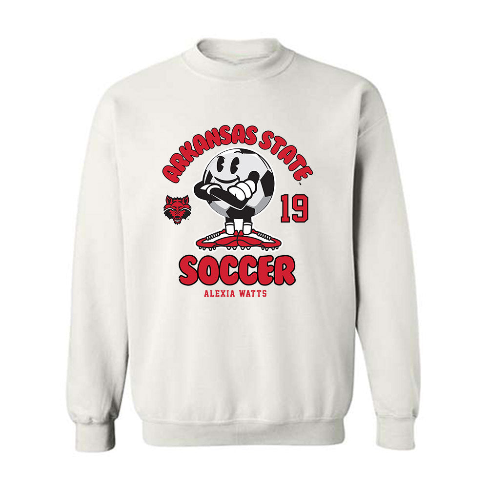 Arkansas State - NCAA Women's Soccer : Alexia Watts - Crewneck Sweatshirt-0