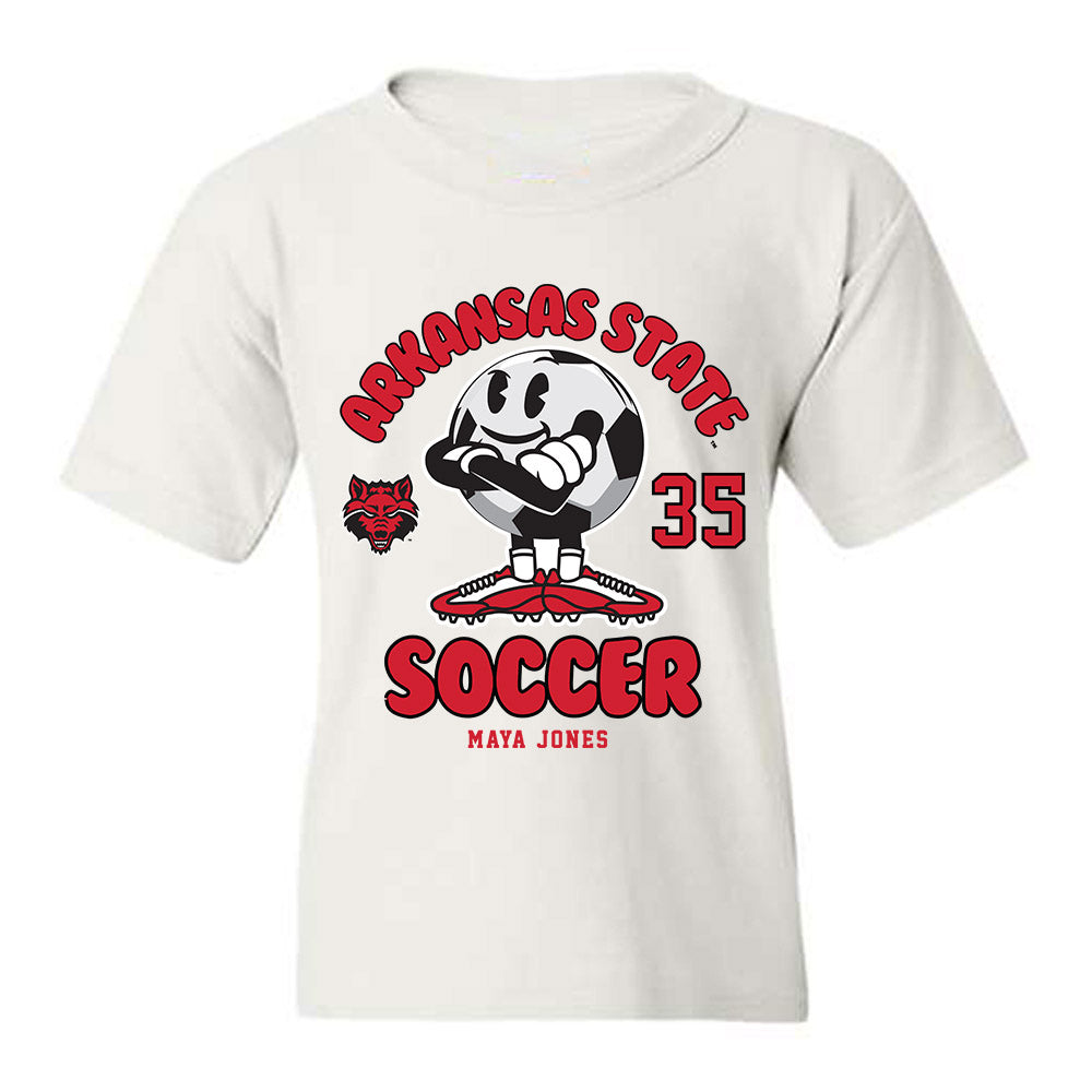 Arkansas State - NCAA Women's Soccer : Maya Jones - Youth T-Shirt-0