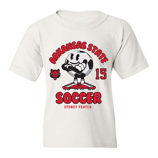 Arkansas State - NCAA Women's Soccer : Sydney Veatch - Youth T-Shirt-0