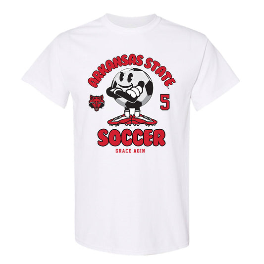 Arkansas State - NCAA Women's Soccer : Grace Agin - T-Shirt