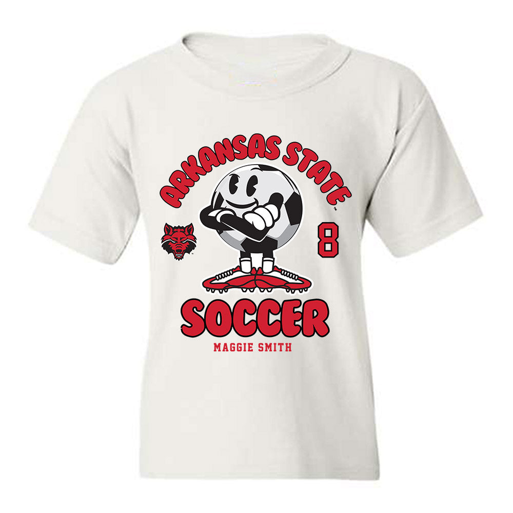 Arkansas State - NCAA Women's Soccer : Maggie Smith - Youth T-Shirt-0