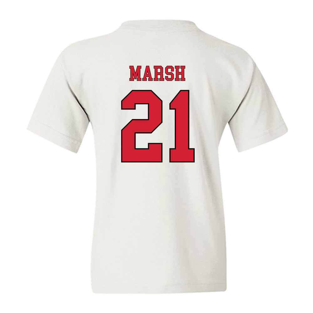 Arkansas State - NCAA Women's Basketball : Monica Marsh - Youth T-Shirt-1