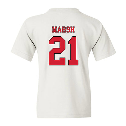 Arkansas State - NCAA Women's Basketball : Monica Marsh - Youth T-Shirt-1