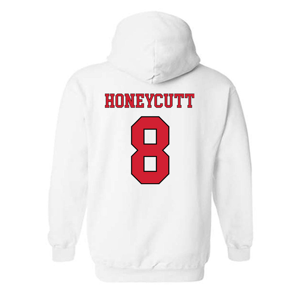 Arkansas State - NCAA Men's Basketball : Weston Honeycutt - Hooded Sweatshirt-1