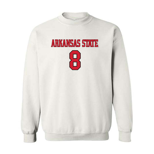 Arkansas State - NCAA Men's Basketball : Weston Honeycutt - Crewneck Sweatshirt-0