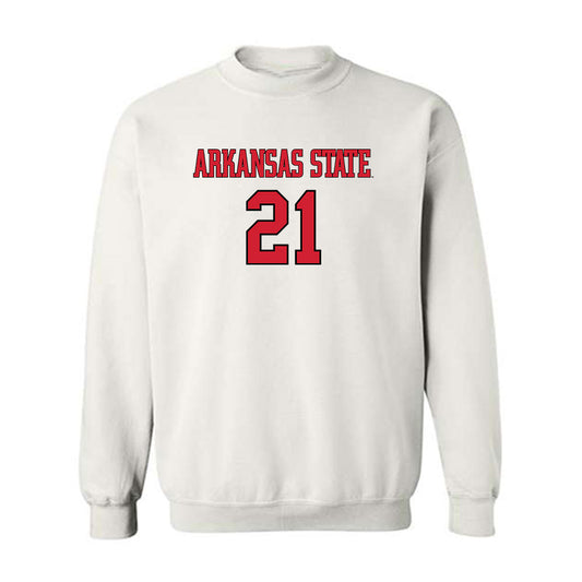 Arkansas State - NCAA Women's Basketball : Monica Marsh - Crewneck Sweatshirt-0