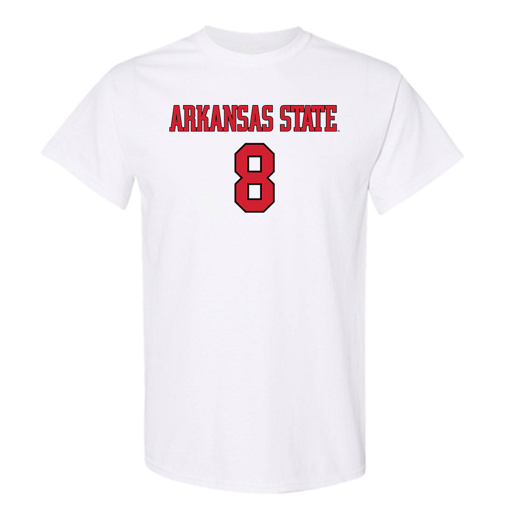 Arkansas State - NCAA Men's Basketball : Weston Honeycutt - T-Shirt-0