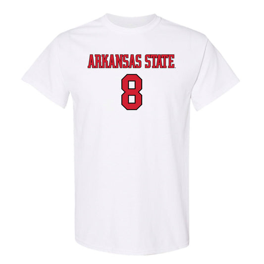 Arkansas State - NCAA Men's Basketball : Weston Honeycutt - T-Shirt-0