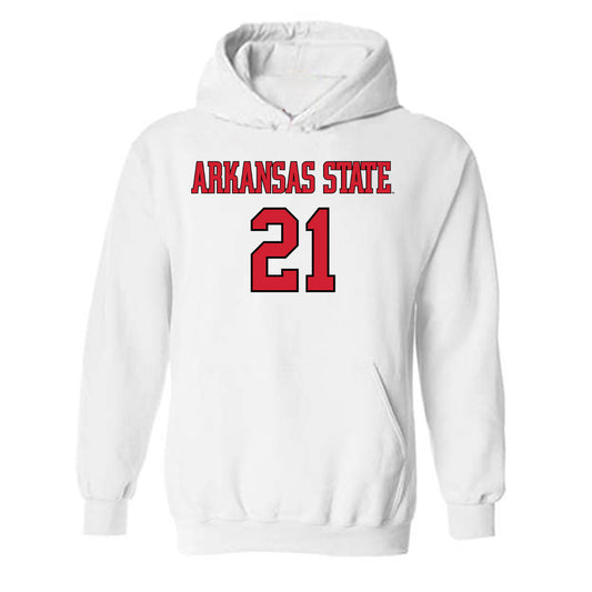 Arkansas State - NCAA Women's Basketball : Monica Marsh - Hooded Sweatshirt-0