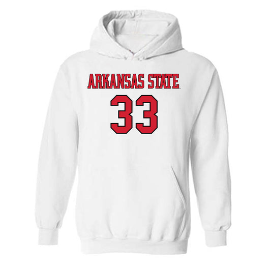 Arkansas State - NCAA Men's Basketball : Layne Taylor - Hooded Sweatshirt-0