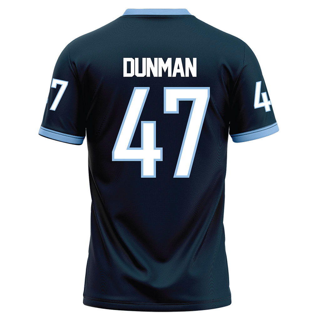 Old Dominion - NCAA Football : Ashten Dunman - Navy Football Jersey-1