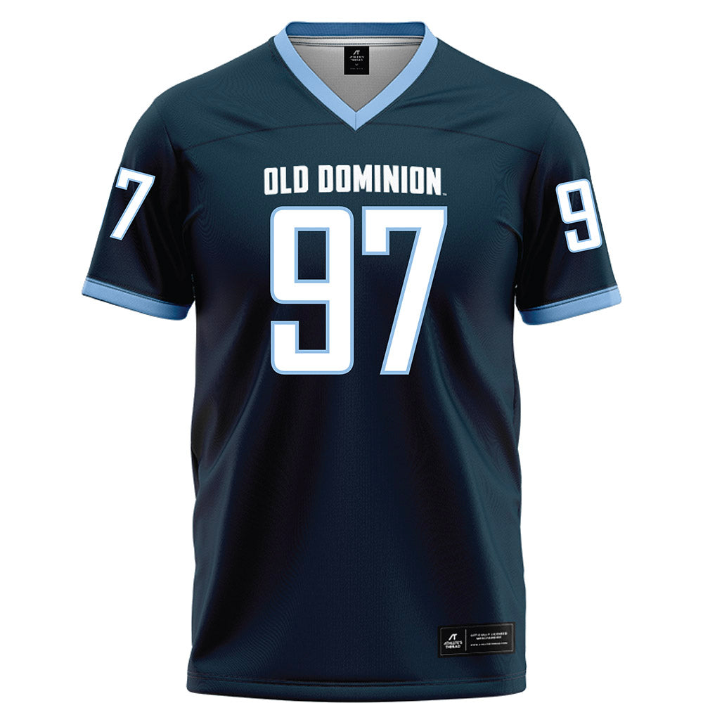 Old Dominion - NCAA Football : Mikhail Iakovlev - Navy Football Jersey-0