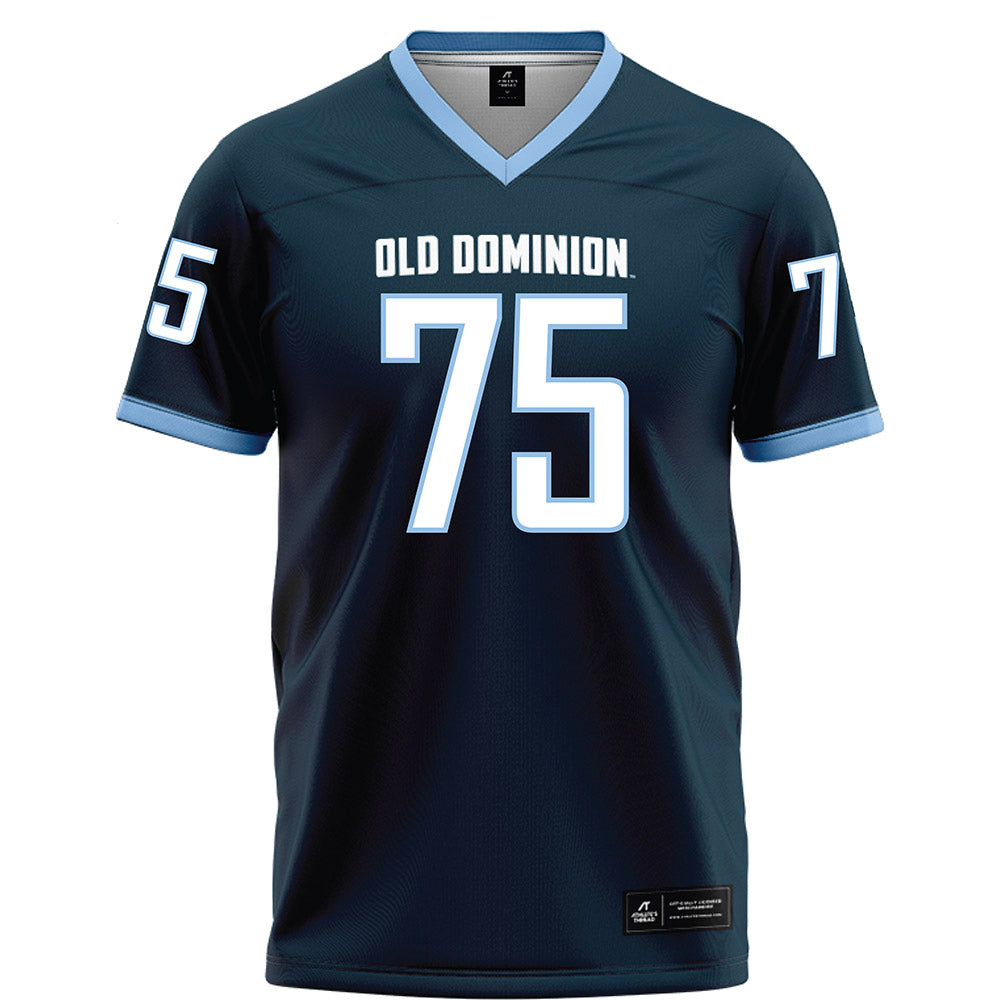 Old Dominion - NCAA Football : Demorrsion Brown - Navy Football Jersey-0