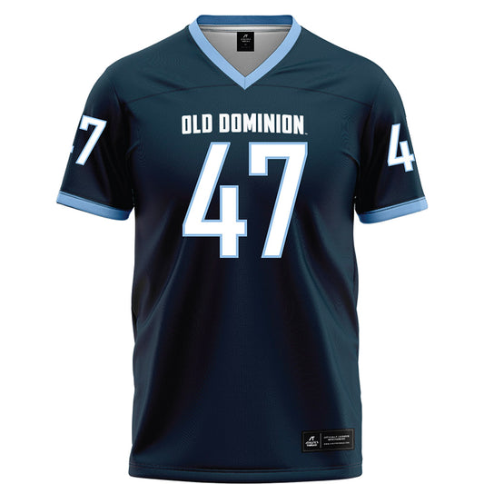 Old Dominion - NCAA Football : Ashten Dunman - Navy Football Jersey-0