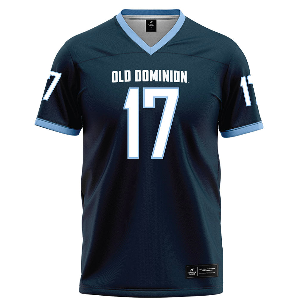 Old Dominion - NCAA Football : DeVeion Mclilley Bulo - Navy Football Jersey-0