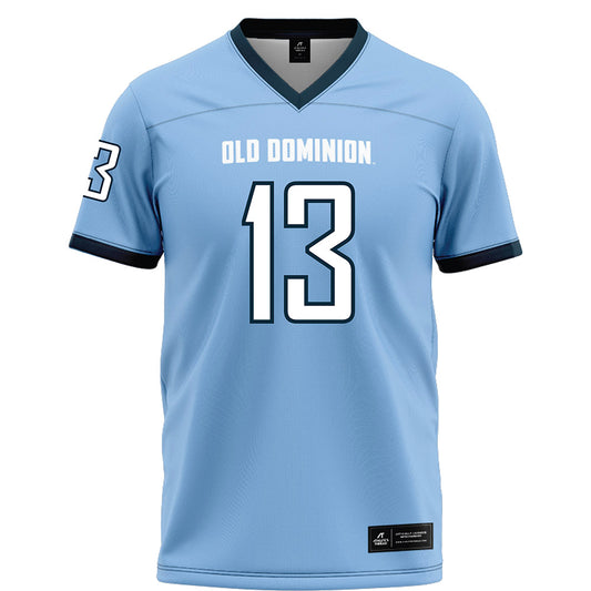 Old Dominion - NCAA Football : Sidney Mbanasor - Light blue Football Jersey-0