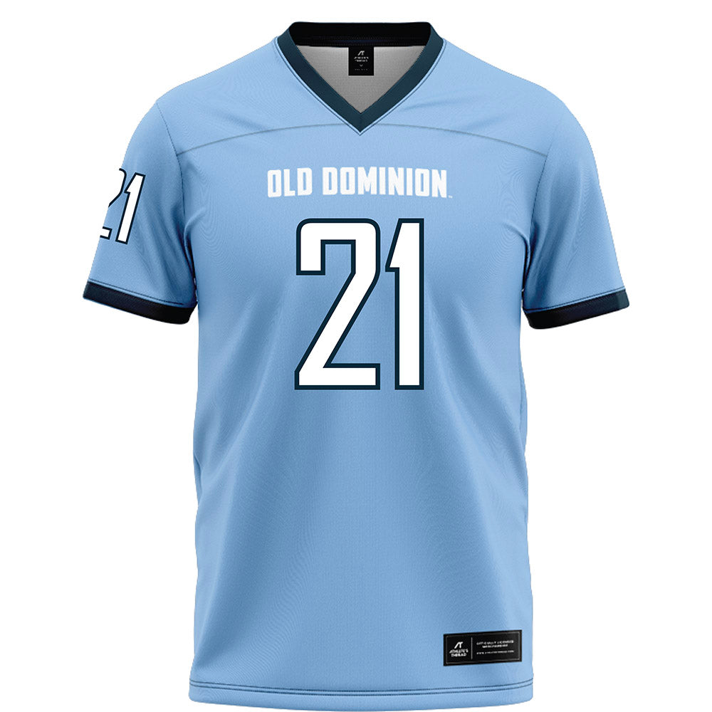 Old Dominion - NCAA Football : Eddie Guerra - Light blue Football Jersey-0