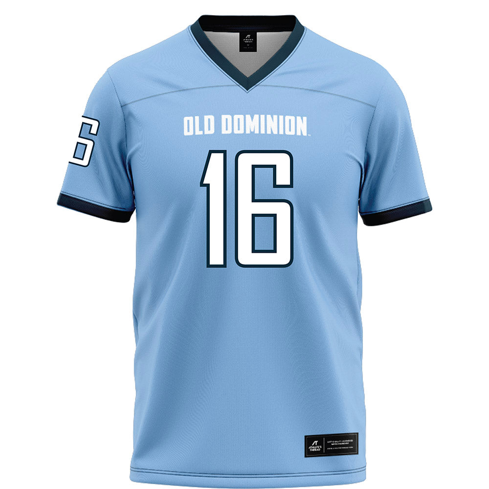 Old Dominion - NCAA Football : James Caver III - Light blue Football Jersey-0