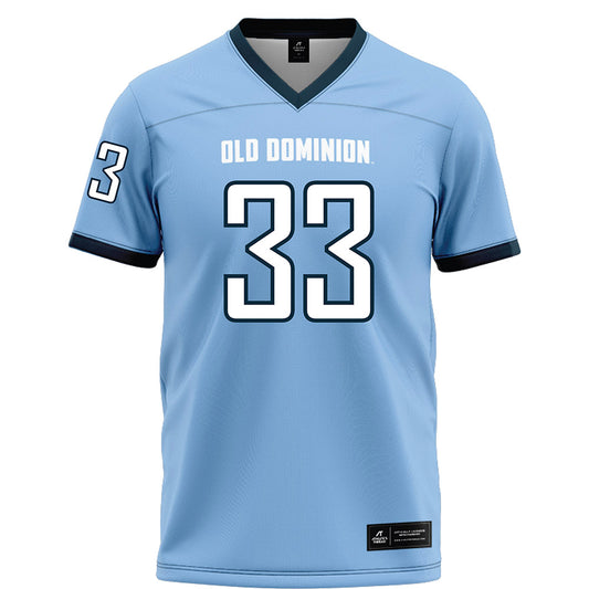 Old Dominion - NCAA Football : Shaq Leaks - Light blue Football Jersey-0